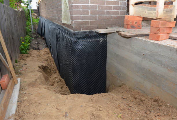 Happy homeowners after waterproofing job in Willow Springs